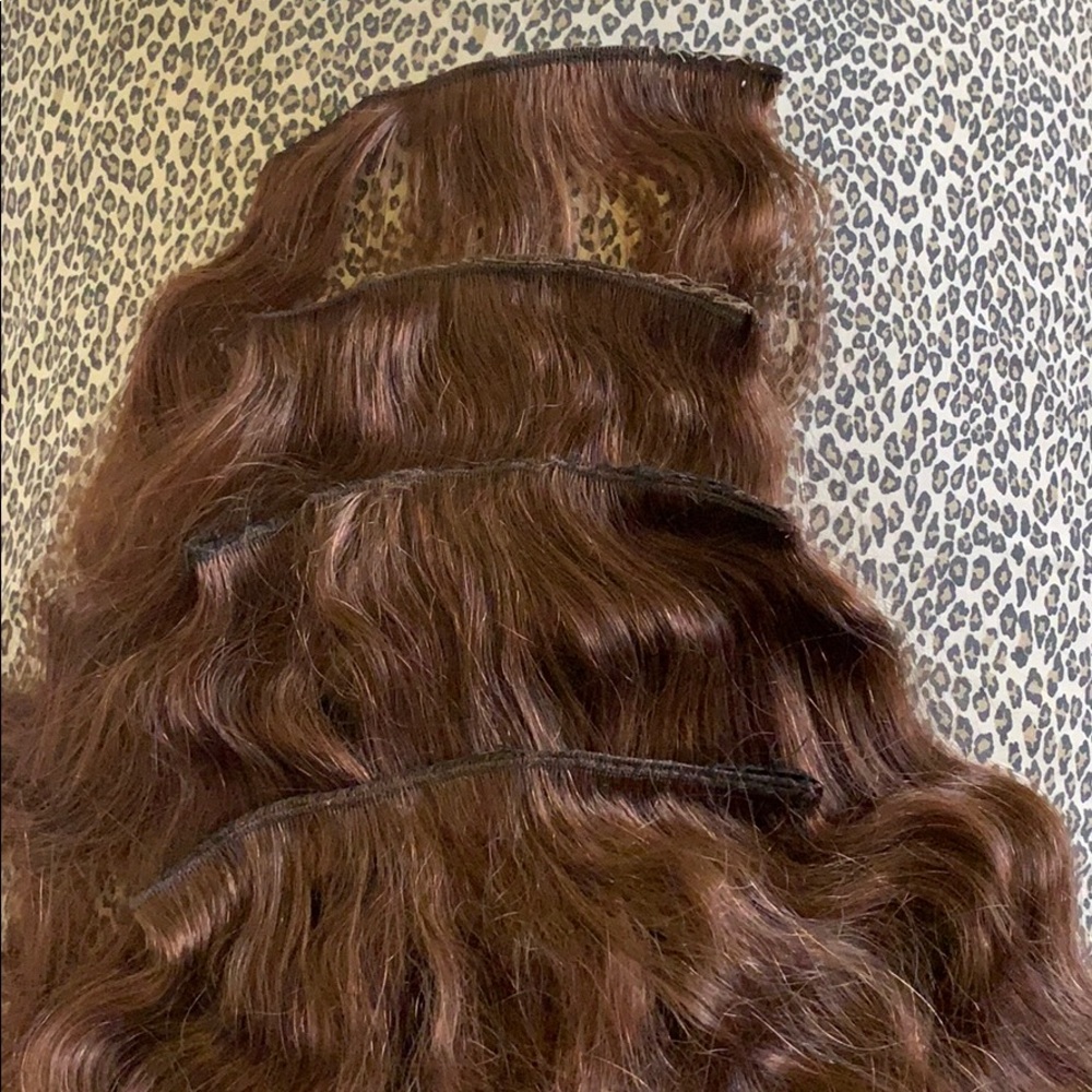 Extensions 16 inches brown